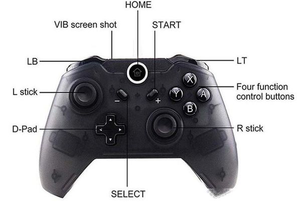 bluetooth wireless game controller gamepad joypad leds remote telescopic control joystick for nintendo black switch console
bluetooth wireless game controller gamepad joypad leds remote telescopic control joystick for nintendo black switch console