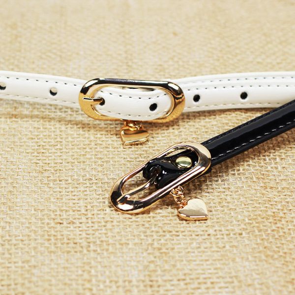 women waist belt lovely women's heart decorated belts female design fashion gold pin buckle solid pu leather strap, Black;brown
women waist belt lovely women's heart decorated belts female design fashion gold pin buckle solid pu leather strap, Black;brown