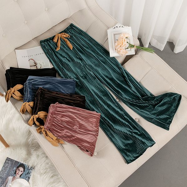 new women velour sleep bottoms autumn winter solid pajamas female velvet pants loose sleep pants casual soft home clothing, Black;red
new women velour sleep bottoms autumn winter solid pajamas female velvet pants loose sleep pants casual soft home clothing, Black;red