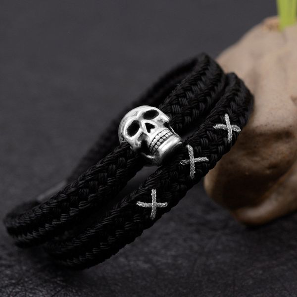 fashion new taro woven outdoor rope tide retro men's double bracelet sale, Golden;silver
fashion new taro woven outdoor rope tide retro men's double bracelet sale, Golden;silver