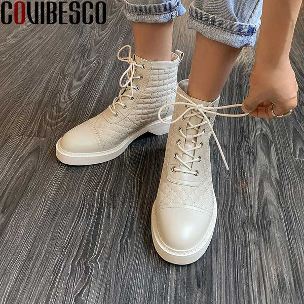 covibesco casual fashion genuine leather women ankle boots autumn winter lace-up shoes woman low heels round toe 2020 new boots, Black
covibesco casual fashion genuine leather women ankle boots autumn winter lace-up shoes woman low heels round toe 2020 new boots, Black