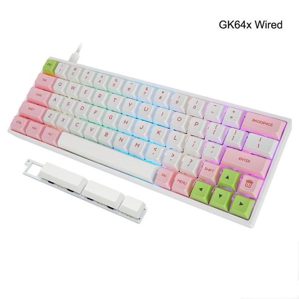 skyloong gk64 gk64x gk64xs kailh box silent pink brown dye sub keycap rgb swap programmable wired bluetooth keyboard
skyloong gk64 gk64x gk64xs kailh box silent pink brown dye sub keycap rgb swap programmable wired bluetooth keyboard