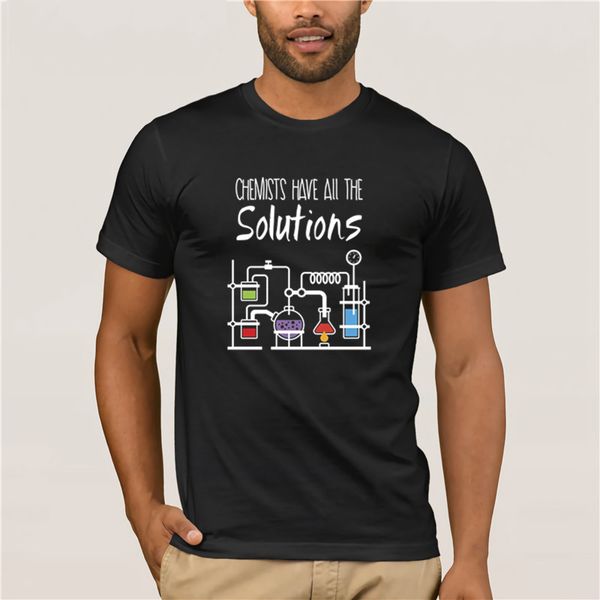 new summer men's casual print t-shirt sleeve short men's chemistry chemists have all the solutions quote graphic crew tshirt
new summer men's casual print t-shirt sleeve short men's chemistry chemists have all the solutions quote graphic crew tshirt