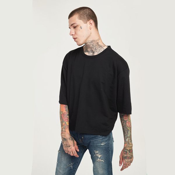 man loose shoulder t-shirt fashion trend wearable on both sides tee designer harajuku style half sleeve unique new causal clothing, White;black
man loose shoulder t-shirt fashion trend wearable on both sides tee designer harajuku style half sleeve unique new causal clothing, White;black