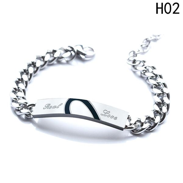 1pc stainless steel couple bracelets & bangles real love heart bracelets for women men lovers' jewelry, Golden;silver
1pc stainless steel couple bracelets & bangles real love heart bracelets for women men lovers' jewelry, Golden;silver