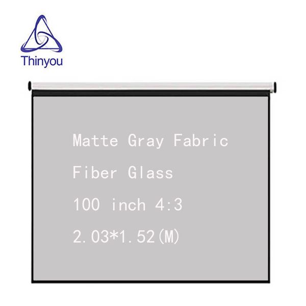 thinyou 100 inch 4:3 hand projector screen matte gray fabric fiber glass home cinema curtain 3d hd screen wall mounted
thinyou 100 inch 4:3 hand projector screen matte gray fabric fiber glass home cinema curtain 3d hd screen wall mounted