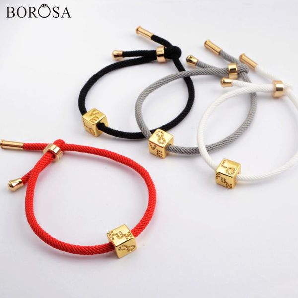 charm bracelets borosa gold metal beads bracelet square cz micro pave couple adjustable for women wx1337-b, Golden;silver
charm bracelets borosa gold metal beads bracelet square cz micro pave couple adjustable for women wx1337-b, Golden;silver