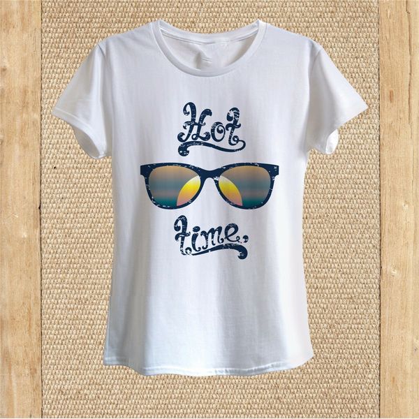 time' sunglasses summer happy t--shirt 100% cotton women personality custom tee shirt
time' sunglasses summer happy t--shirt 100% cotton women personality custom tee shirt