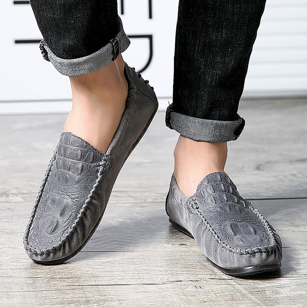 men casual shoes slip on suede boat loafers brand designer man's footwear flock driving shoes men breathable moccasins, Black
men casual shoes slip on suede boat loafers brand designer man's footwear flock driving shoes men breathable moccasins, Black