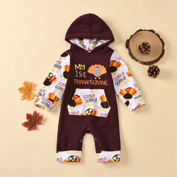 autumn baby girl boy long sleeve thanksgiving cartoon letter turkey print hoodie rompers bodysuit, Blue
autumn baby girl boy long sleeve thanksgiving cartoon letter turkey print hoodie rompers bodysuit, Blue