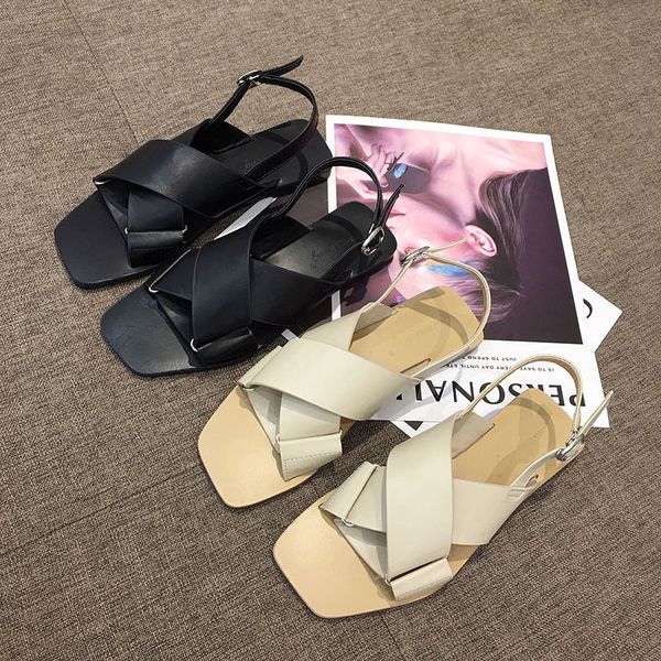 горячая toe продажа-сквер chic одно слово с плоским дном сандалии женщина summer crossing довести рим обувь tide, Black
горячая toe продажа-сквер chic одно слово с плоским дном сандалии женщина summer crossing довести рим обувь tide, Black