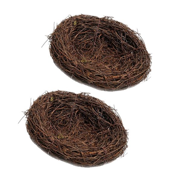 2pcs 20cm rattan vine bird nest feeder bird house feeder birdhouse miniature holiday decoration creative gift present
2pcs 20cm rattan vine bird nest feeder bird house feeder birdhouse miniature holiday decoration creative gift present