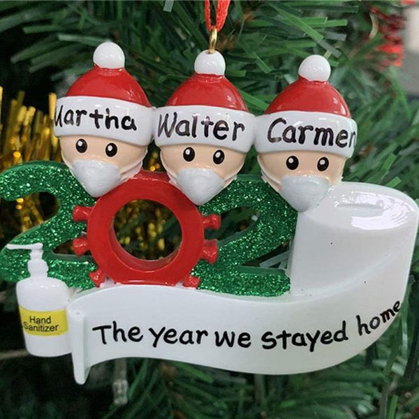 1pcs 2020 new quarantine personalized ornaments diy resin family with face masks xmas christmas tree pendant decorations
1pcs 2020 new quarantine personalized ornaments diy resin family with face masks xmas christmas tree pendant decorations