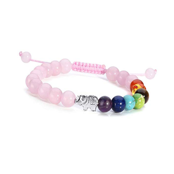 beaded, strands silver plated elephant connect rose pink quartz round beads elastic bracelet black agates healing chakra jewelry
beaded, strands silver plated elephant connect rose pink quartz round beads elastic bracelet black agates healing chakra jewelry