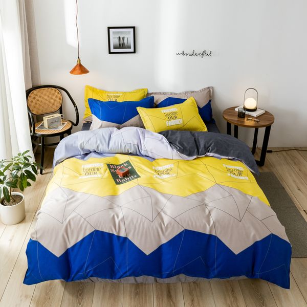 european-style hand-washed cotton four-piece suit king size bed sheet set bedding set coverlet
european-style hand-washed cotton four-piece suit king size bed sheet set bedding set coverlet