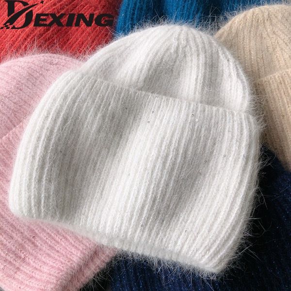 beanie/skull caps 2021 fur warm beanie hat women winter hats sequins bling thick knitted skullies beanies for gorros female cap, Blue;gray
beanie/skull caps 2021 fur warm beanie hat women winter hats sequins bling thick knitted skullies beanies for gorros female cap, Blue;gray