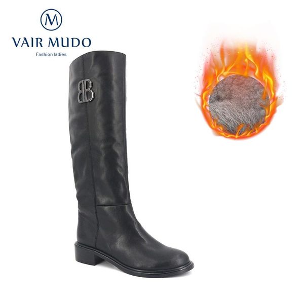vair mudo winter genuine leather women knee high boots round toe zip footwear low heels female motorcycle boot shoes woman zt20, Black
vair mudo winter genuine leather women knee high boots round toe zip footwear low heels female motorcycle boot shoes woman zt20, Black