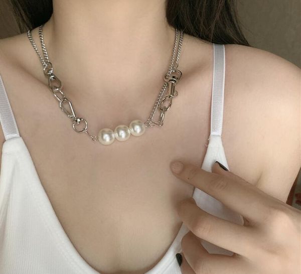 harajuku special fashion women metal buckle stitching short clavicle chain necklace choker, Silver
harajuku special fashion women metal buckle stitching short clavicle chain necklace choker, Silver