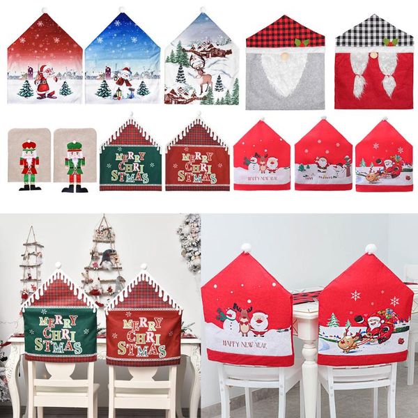 christmas chair cover stool back non-woven cover for home dining room l new year party supplies christmas decorations
christmas chair cover stool back non-woven cover for home dining room l new year party supplies christmas decorations