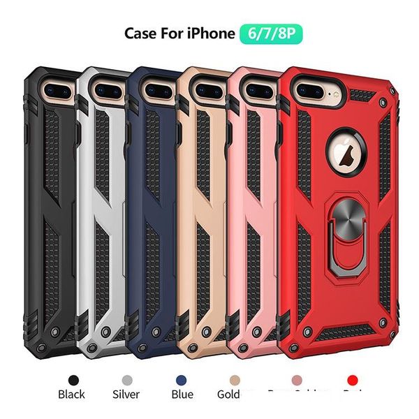 military level shockproof phone case for iphone 6p 7p 8p ultra light magnetic 360 metal ring car magnetic anti-fall phone cover
military level shockproof phone case for iphone 6p 7p 8p ultra light magnetic 360 metal ring car magnetic anti-fall phone cover