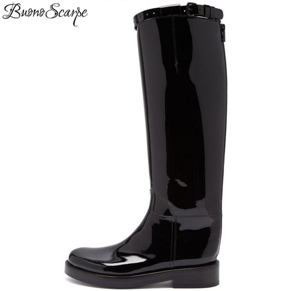 boots buono scarpe genuine leather black motorcycle buckles long botas fenimina platform fashion runway chaussures
boots buono scarpe genuine leather black motorcycle buckles long botas fenimina platform fashion runway chaussures