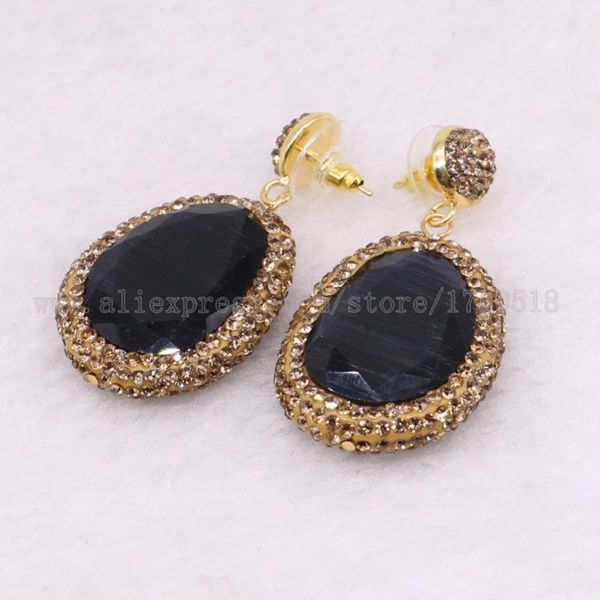 5 pairs faceted stone dangle earrings pave gold rhinestone drop earrings wholesale drop gems jewelry 2432, Silver
5 pairs faceted stone dangle earrings pave gold rhinestone drop earrings wholesale drop gems jewelry 2432, Silver