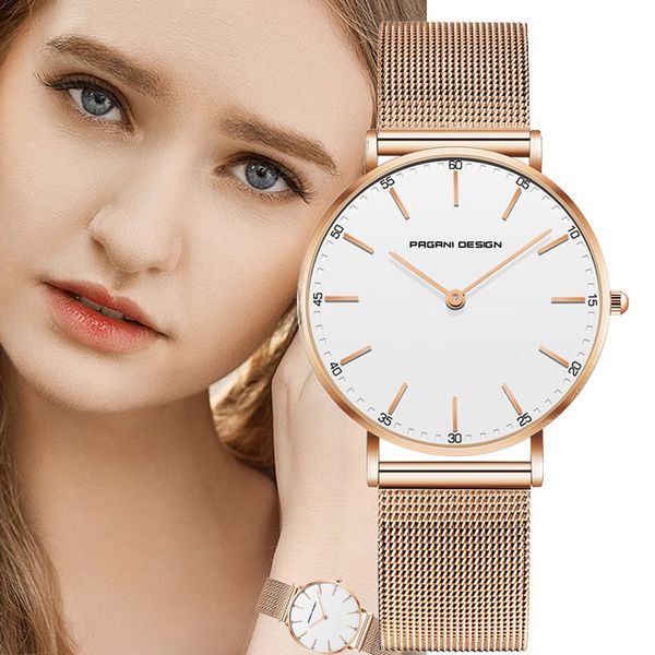 pagani design women watch super thin silver mesh stainless steel watches lady casual clock ladies wristwatch, Slivery;brown
pagani design women watch super thin silver mesh stainless steel watches lady casual clock ladies wristwatch, Slivery;brown