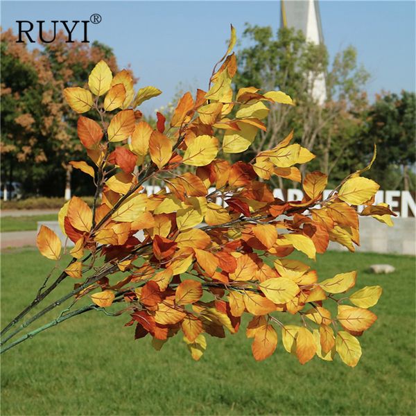 decorative flowers & wreaths 3-forked silk flower simulation beech leaves artificial green plant diy wedding home garden fake d
decorative flowers & wreaths 3-forked silk flower simulation beech leaves artificial green plant diy wedding home garden fake d