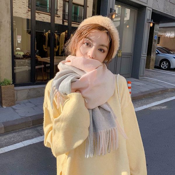 autumn winter color matching fringed scarf women wild fashion long thick warm wool shawl plaid comfortable scarf wholesale b68, Blue;gray
autumn winter color matching fringed scarf women wild fashion long thick warm wool shawl plaid comfortable scarf wholesale b68, Blue;gray