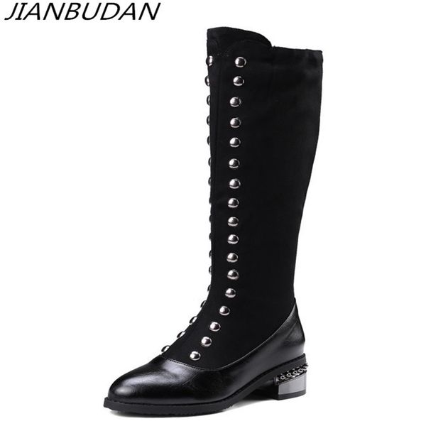 boots jianbudan/ rivet fashion knight women's material long tube black casual autumn large size 34-46
boots jianbudan/ rivet fashion knight women's material long tube black casual autumn large size 34-46