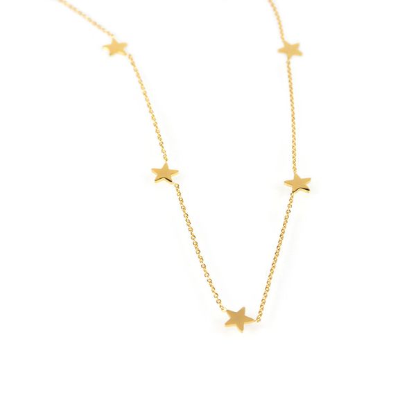 chokers zuuz star necklace gold chain women stainless steell long for simple fashion pendants, Golden;silver
chokers zuuz star necklace gold chain women stainless steell long for simple fashion pendants, Golden;silver
