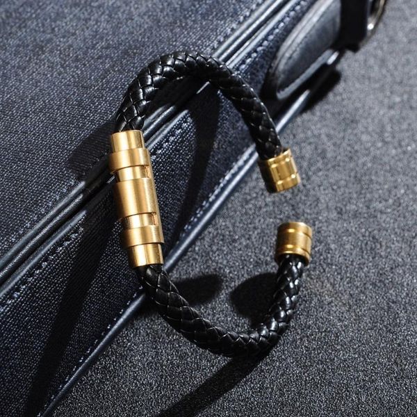 punk leather male bangles gold color black adjustable stainless steel bracelets for men charm jewelry
punk leather male bangles gold color black adjustable stainless steel bracelets for men charm jewelry