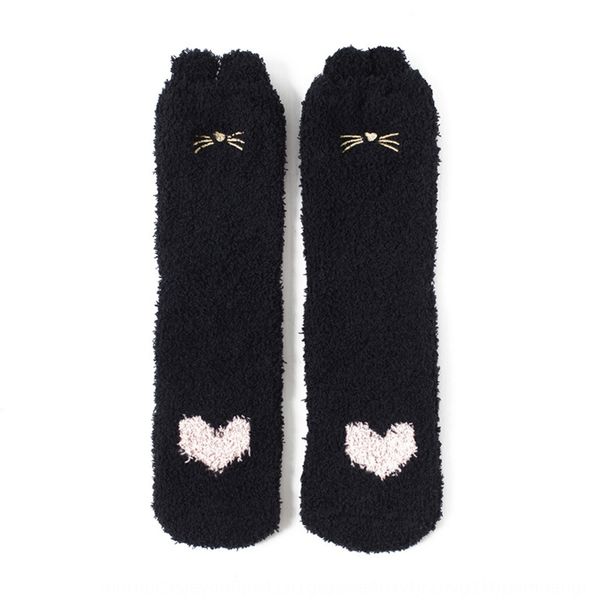 autumn and winter coral fleece embroidered home cute cat claw mid-leg home furnishing sleep socks stereo ear floor socks children kbacn kbac, Black
autumn and winter coral fleece embroidered home cute cat claw mid-leg home furnishing sleep socks stereo ear floor socks children kbacn kbac, Black