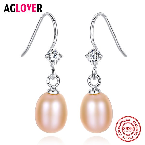 stud aglover earrings natural freshwater pearl authentic 925 silver zircon for women jewelry christmas gift, Golden;silver
stud aglover earrings natural freshwater pearl authentic 925 silver zircon for women jewelry christmas gift, Golden;silver