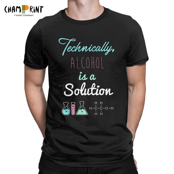 alcohol is a solution chemistry t-shirt men drink drinker awesome pure cotton tees short sleeve t shirts plus size clothing
alcohol is a solution chemistry t-shirt men drink drinker awesome pure cotton tees short sleeve t shirts plus size clothing