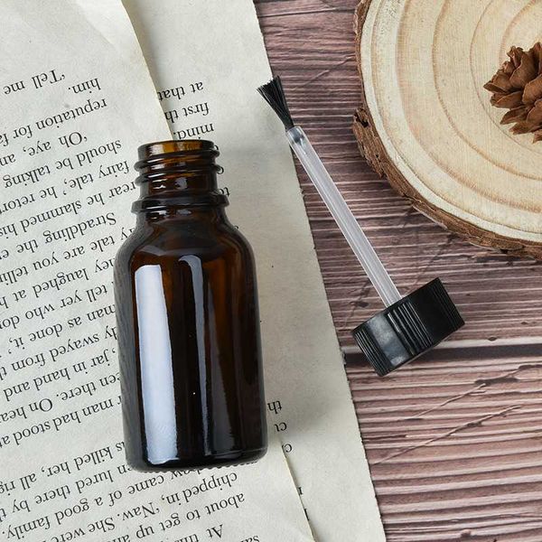 storage bottles & jars 15/20/30ml brown glass bottle empty frost nail polish essential oil container with brush cap
storage bottles & jars 15/20/30ml brown glass bottle empty frost nail polish essential oil container with brush cap