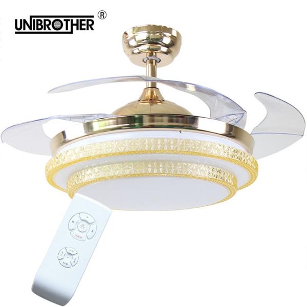 42 inch ceiling fan lamp with light remote control acrylic leaf led for living dining bed room invisible home decoration
42 inch ceiling fan lamp with light remote control acrylic leaf led for living dining bed room invisible home decoration