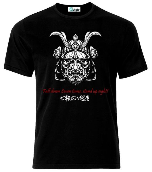 samurai mask fall down seven times t-shirt men t shirt 100% cotton print shirts tees men 100% cotton
samurai mask fall down seven times t-shirt men t shirt 100% cotton print shirts tees men 100% cotton