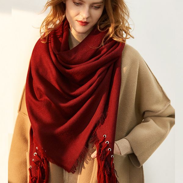 large size winter 100% pure wool scarf and shawls unique solid thicken warm scarves echarpe wraps for ladies foulard femme scarf, Blue;gray
large size winter 100% pure wool scarf and shawls unique solid thicken warm scarves echarpe wraps for ladies foulard femme scarf, Blue;gray