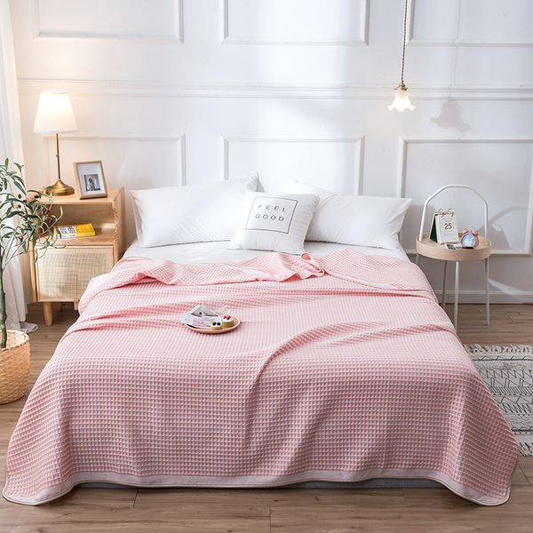 bonenjoy 100%cotton knitted blanket for summer pink color cotton summer thread blankets single queen towel blanket
bonenjoy 100%cotton knitted blanket for summer pink color cotton summer thread blankets single queen towel blanket