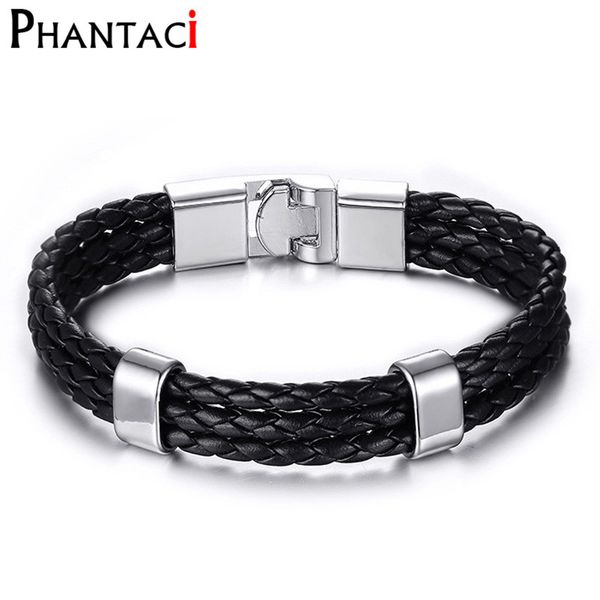 tennis man black leather bracelet metal wrap men charm wrist jewelry, Golden;silver 
tennis man black leather bracelet metal wrap men charm wrist jewelry, Golden;silver