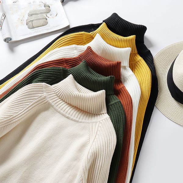 turtleneck basic split sweater women autumn winter warm cashmere sweaters long sleeve knitted white pullovers 2020, White;black
turtleneck basic split sweater women autumn winter warm cashmere sweaters long sleeve knitted white pullovers 2020, White;black