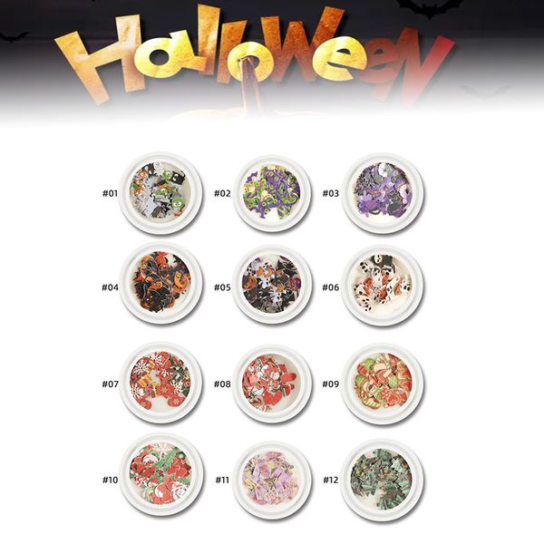 50pcs nail art sticker halloween christmas wood pulp piece santa snowflake pumpkin ghost nail art ornament 3d decoration, Black
50pcs nail art sticker halloween christmas wood pulp piece santa snowflake pumpkin ghost nail art ornament 3d decoration, Black