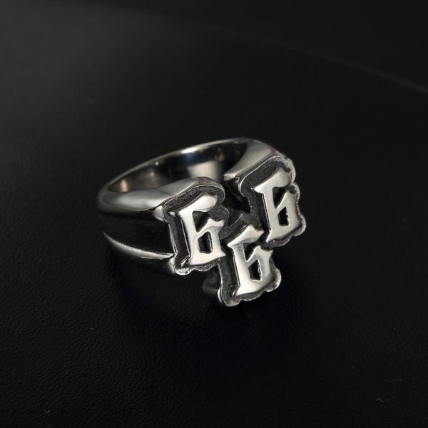 cluster rings european and american men's punk stainless steel digital 666 ring titanium jewelry, Golden;silver
cluster rings european and american men's punk stainless steel digital 666 ring titanium jewelry, Golden;silver