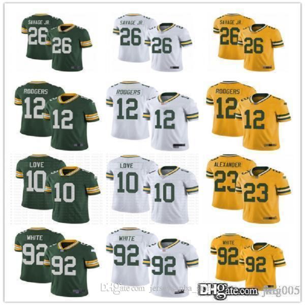 Men Women Youth Green Bay Packers 12 Aaron Rodgers 23 Jaire Alexander 10 Love 92 Reggie White Football Jersey
Men Women Youth Green Bay Packers 12 Aaron Rodgers 23 Jaire Alexander 10 Love 92 Reggie White Football Jersey