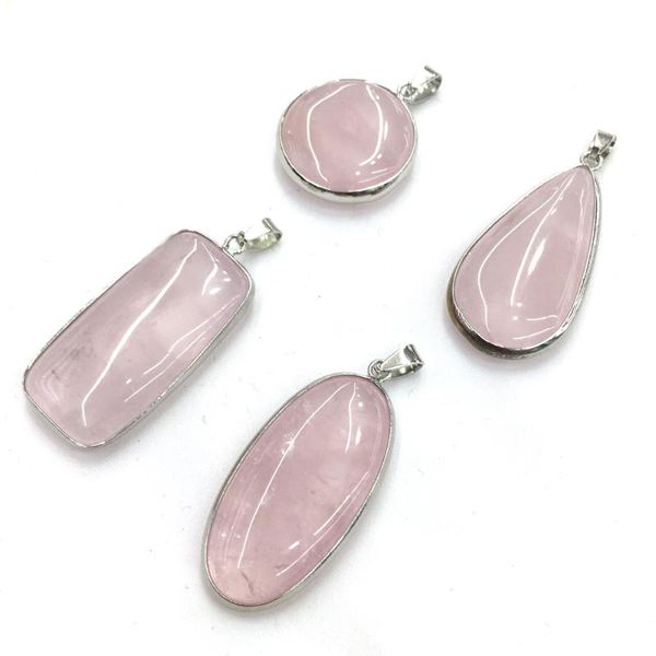drop-shaped rose quartzs pendant reiki healing natural stone amulet diy jewelry gift size 21x41mm, Bronze;silver
drop-shaped rose quartzs pendant reiki healing natural stone amulet diy jewelry gift size 21x41mm, Bronze;silver