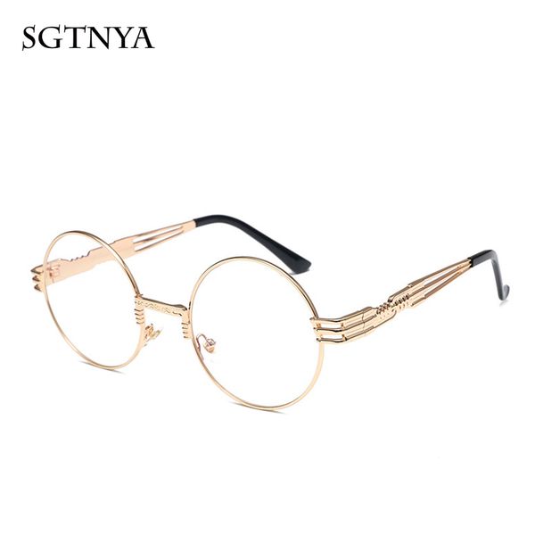 sunglasses sgtnya steampunk style round frame fashion metal trend retro glasses men and women uv400, White;black
sunglasses sgtnya steampunk style round frame fashion metal trend retro glasses men and women uv400, White;black