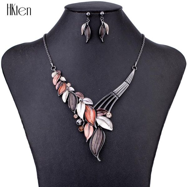 ms1504615 fashion jewelry sets hight quality 5 colors necklace sets for women jewelry crystal resin unique leaves design gifts, Silver
ms1504615 fashion jewelry sets hight quality 5 colors necklace sets for women jewelry crystal resin unique leaves design gifts, Silver