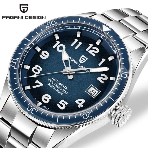 wristwatches pagani design men's watches wristwatch automatic mechanical watch men business waterproof relojes hombre 2021, Slivery;brown
wristwatches pagani design men's watches wristwatch automatic mechanical watch men business waterproof relojes hombre 2021, Slivery;brown