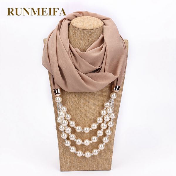 bandanas runmeifa pendant scarf necklace pearls necklaces for women chiffon scarves jewelry wrap foulard female accessories
bandanas runmeifa pendant scarf necklace pearls necklaces for women chiffon scarves jewelry wrap foulard female accessories